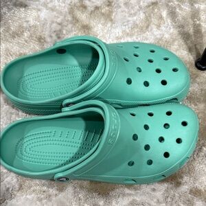 CROCS Men's Green Clogs